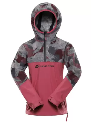 Dětská bunda ALPINE PRO GIBBO KJCY250 VÍNOVÁ