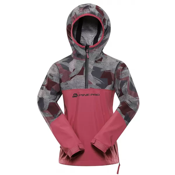  Dětská bunda ALPINE PRO GIBBO KJCY250 VÍNOVÁ 