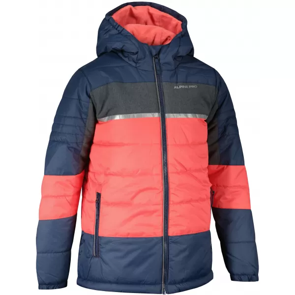  Dětská bunda ALPINE PRO JORGO KJCY283 RŮŽOVÁ 