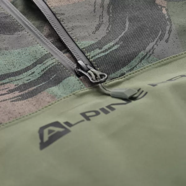  Dětská bunda ALPINE PRO GIBBO KJCY250 OLIVOVÁ 