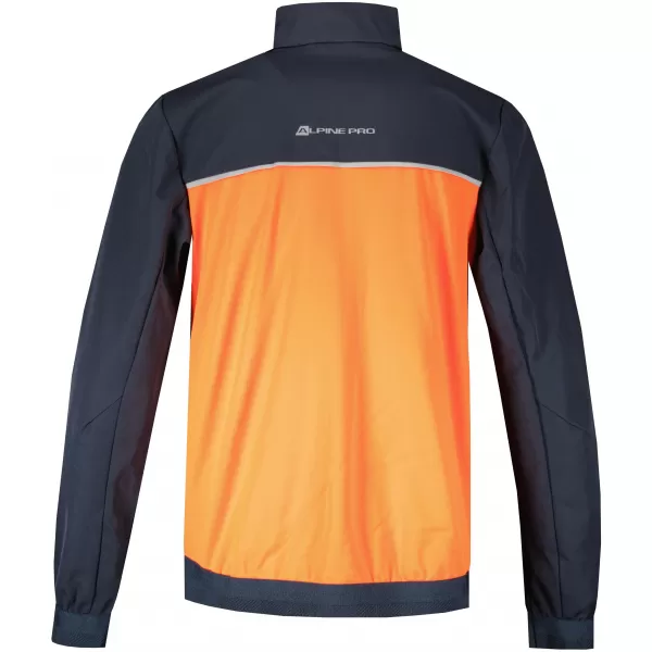  Dětská softshellová bunda ALPINE PRO TYCHO KJCY251 TMAVĚ MODRÁ/ČERNÁ 