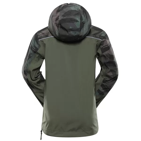  Dětská bunda ALPINE PRO GIBBO KJCY250 OLIVOVÁ 