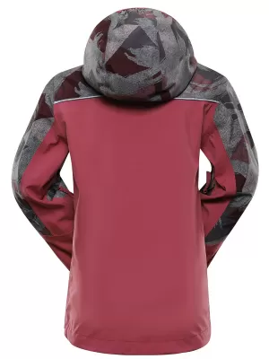 Dětská bunda ALPINE PRO GIBBO KJCY250 VÍNOVÁ