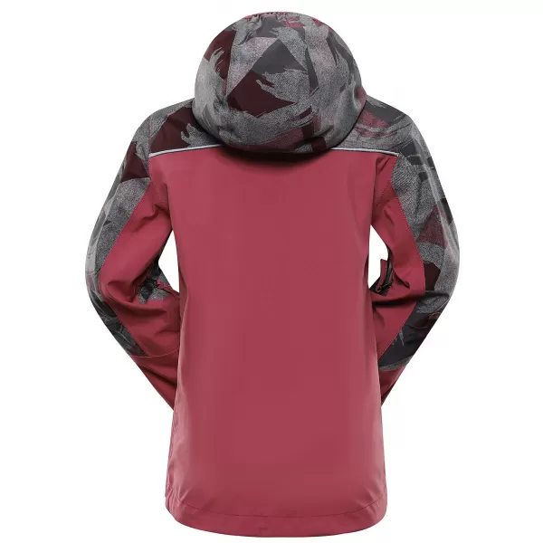  Dětská bunda ALPINE PRO GIBBO KJCY250 VÍNOVÁ 