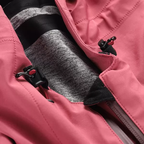  Dámská bunda ALPINE PRO GIBBA LJCY532 VÍNOVÁ 