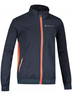 Dětská softshellová bunda ALPINE PRO TYCHO KJCY251 TMAVĚ MODRÁ/ČERNÁ