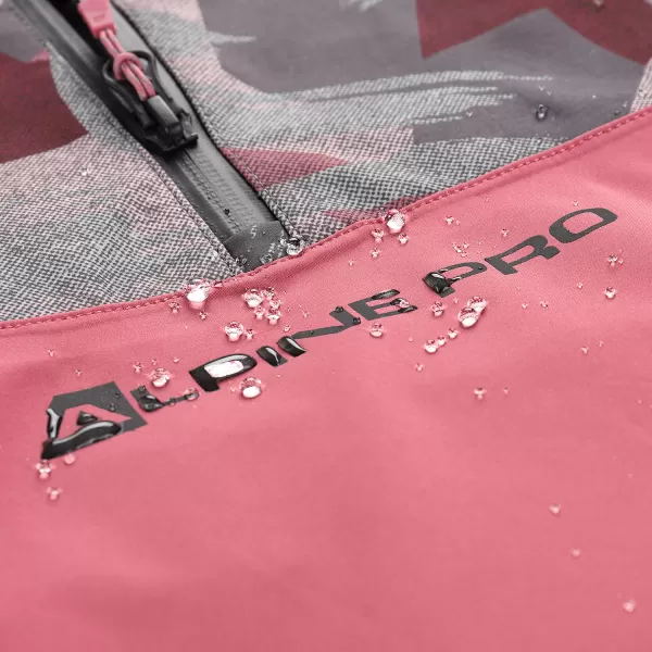  Dětská bunda ALPINE PRO GIBBO KJCY250 VÍNOVÁ 