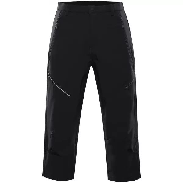  Pánské 3/4 kalhoty ALPINE PRO WEDER MPAA633 ČERNÁ 
