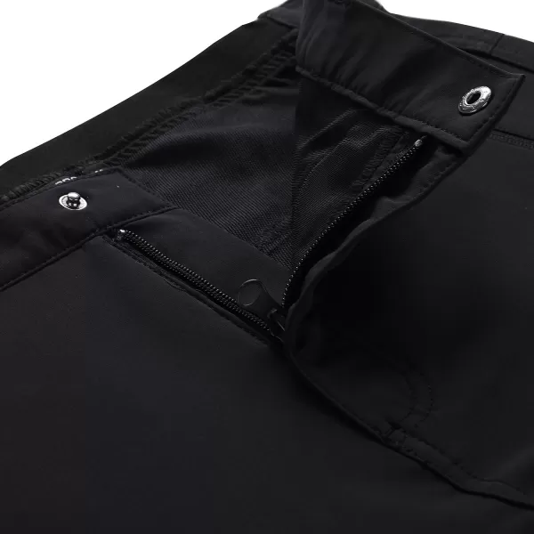  Pánské 3/4 kalhoty ALPINE PRO WEDER MPAA633 ČERNÁ 