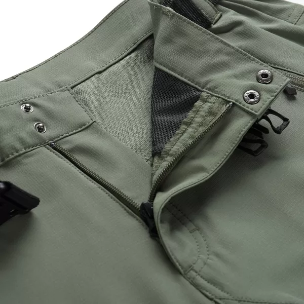  Pánské kalhoty ALPINE PRO NUTT MPAA630 ZELENÁ 