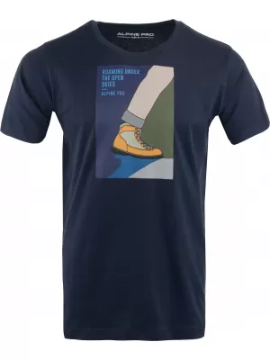 Pánské triko ALPINE PRO KADES MTSA863 TMAVĚ MODRÁ