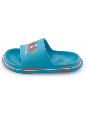 Dětské pantofle ALPINE PRO LARINO KBTA375 SVĚTLE MODRÁ