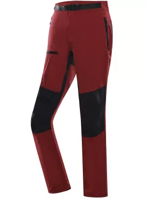 Pánské kalhoty ALPINE PRO SPAN MPAA631 ČERVENÁ