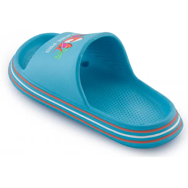  Dětské pantofle ALPINE PRO LARINO KBTA375 SVĚTLE MODRÁ 