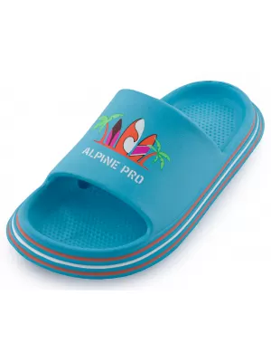 Dětské pantofle ALPINE PRO LARINO KBTA375 SVĚTLE MODRÁ