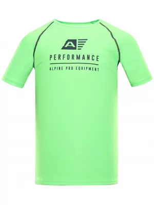 Pánské funkční triko ALPINE PRO PANTHER MTSA828 ZELENÁ