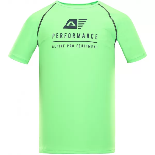  Pánské funkční triko ALPINE PRO PANTHER MTSA828 ZELENÁ 