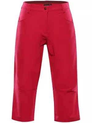 Dámské 3/4 kalhoty ALPINE PRO WEDERA LPAA637 RŮŽOVÁ