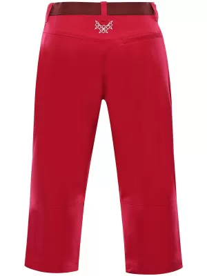 Dámské 3/4 kalhoty ALPINE PRO WEDERA LPAA637 RŮŽOVÁ