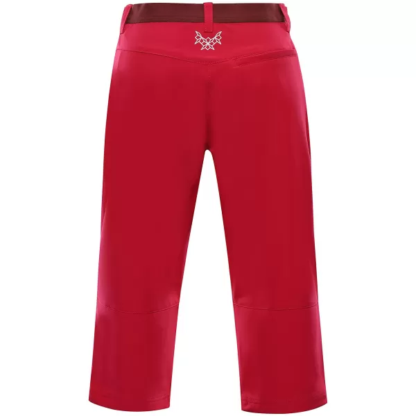  Dámské 3/4 kalhoty ALPINE PRO WEDERA LPAA637 RŮŽOVÁ 