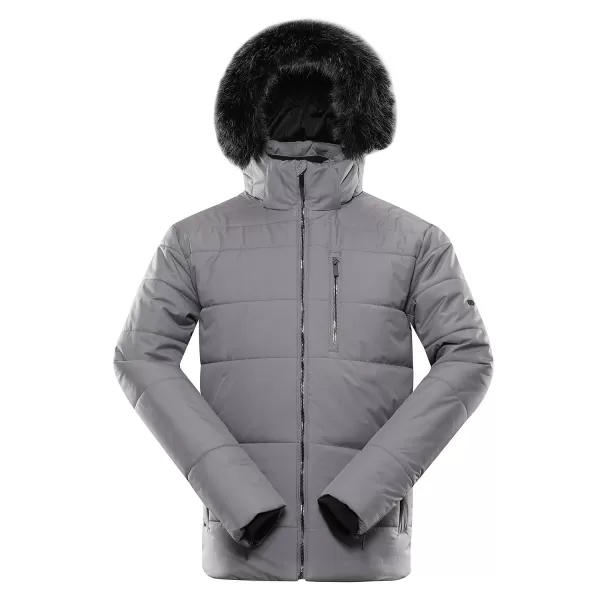  Pánská bunda ALPINE PRO LODER MJCB626 ŠEDÁ 