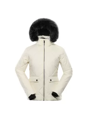 Dámská bunda ALPINE PRO LODERA LJCB593 BÍLÁ