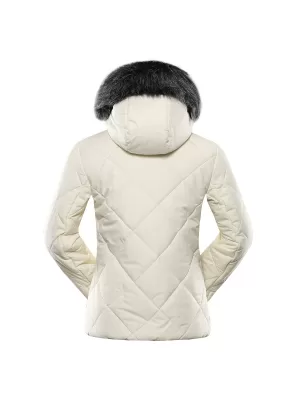 Dámská bunda ALPINE PRO LODERA LJCB593 BÍLÁ