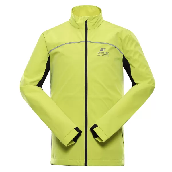  Pánská softshellová bunda ALPINE PRO GEROC MJCB624 ZELENÁ 