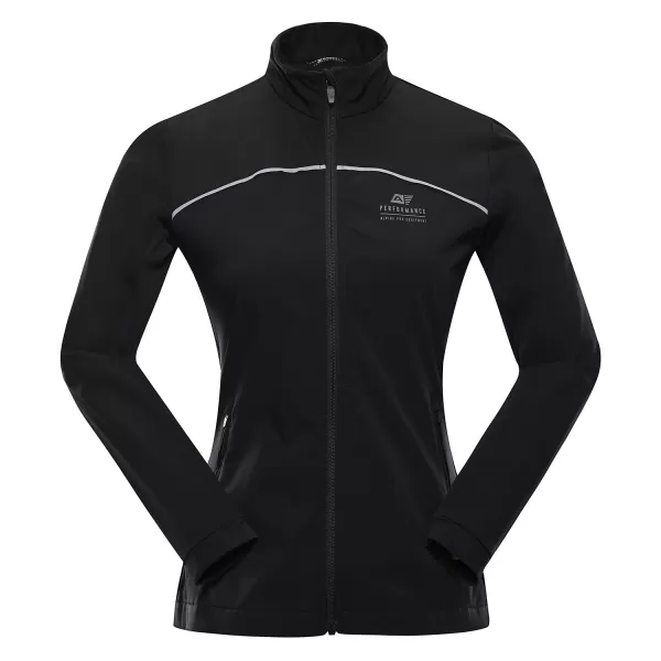  Dámská softshellová bunda ALPINE PRO GEROCA LJCB591 ČERNÁ 