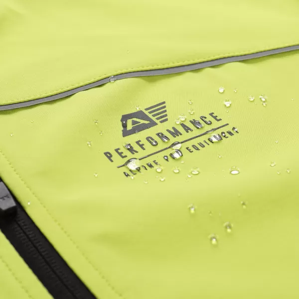  Pánská softshellová bunda ALPINE PRO GEROC MJCB624 ZELENÁ 