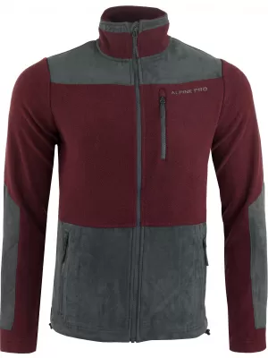 Pánská fleecová mikina ALPINE PRO CLEW MSWB379 RŮŽOVÁ
