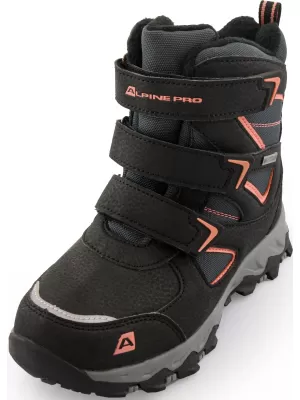 Dětské zimní boty ALPINE PRO ROGIO KBTB403 ČERNÁ