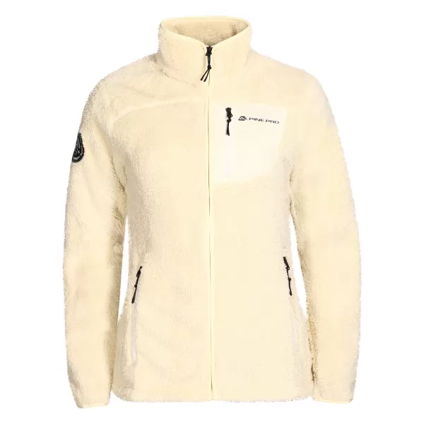  Dámská mikina ALPINE PRO FERADA LSWB408 BÍLÁ 