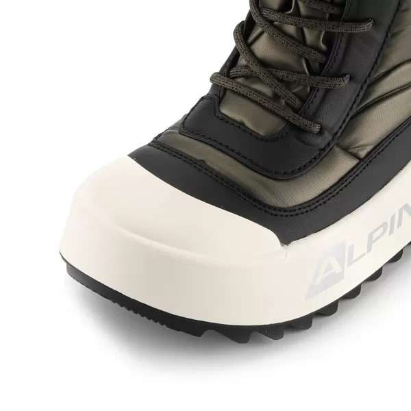  Dámské zimní boty se zateplenou podšívkou ALPINE PRO ODARA LBTD538 ZELENÁ 