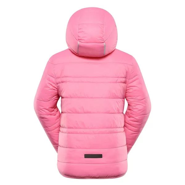  Dětská oboustranná bunda hi-therm ALPINE PRO DOUWO KJCD336 RŮŽOVÁ 