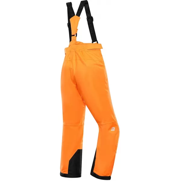  Dětské lyžařské kalhoty ALPINE PRO EDESO KPAD361 NEON ORANŽOVÁ 