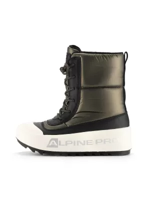 Dámské zimní boty se zateplenou podšívkou ALPINE PRO ODARA LBTD538 ZELENÁ