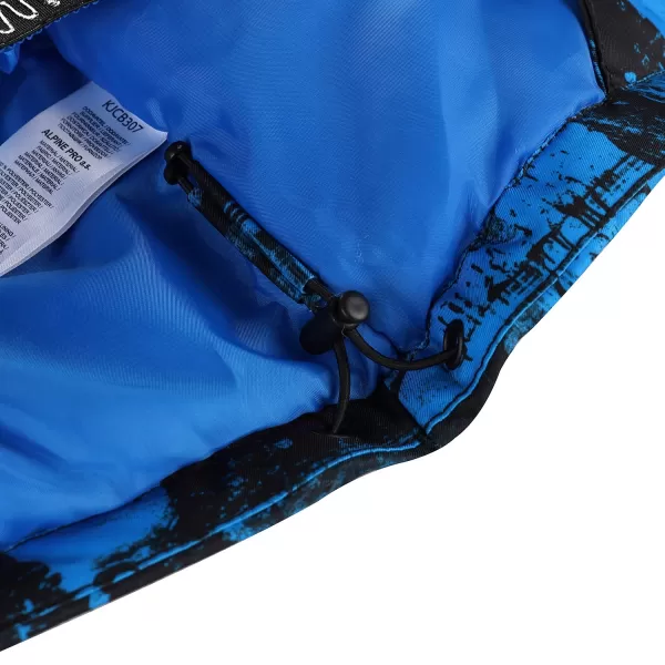  Dětská lyžařská bunda ALPINE PRO EDERO KJCB307 ELEKTRICKY MODRÁ 