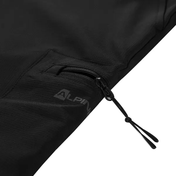  Dámské softshellové kalhoty ALPINE PRO CORBA LPAD663 ČERNÁ 