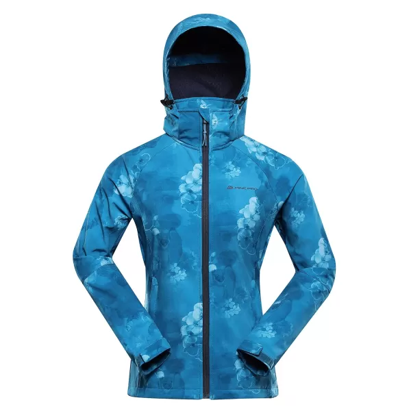  Dámská softshellová bunda ALPINE PRO HOORA LJCC590 MODRÁ 