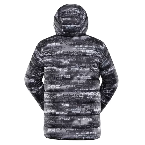  Pánská oboustranná bunda hi-therm ALPINE PRO EROM MJCD628 ČERNÁ 