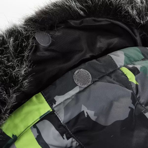  Dětská bunda ALPINE PRO WERDO KJCD335 ZELENÁ 