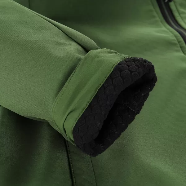  Dámská softshellová bunda ALPINE PRO HOORA LJCD590 ZELENÁ 
