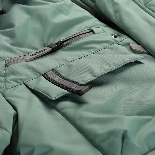  Pánská bunda ALPINE PRO WERD MJCD681 ZELENÁ 