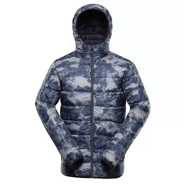  Pánská oboustranná bunda hi-therm ALPINE PRO EROM MJCD628 MODRÁ INDIGO 
