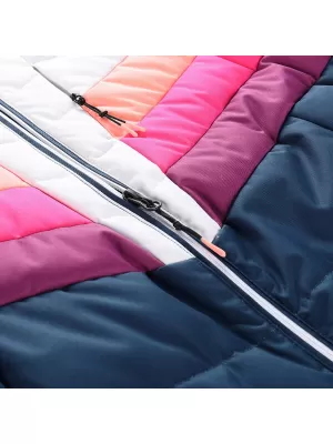 Dámská péřová lyžařská bunda ALPINE PRO FEEDRA LJCB604 MODRÁ