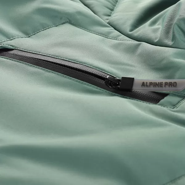  Pánská bunda ALPINE PRO WERD MJCD681 ZELENÁ 