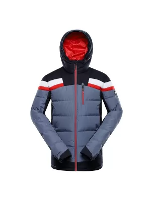 Pánská péřová lyžařská bunda ALPINE PRO FERER MJCD697 MODRÁ