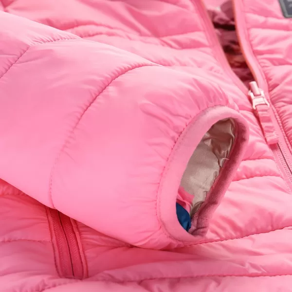  Dětská oboustranná bunda hi-therm ALPINE PRO DOUWO KJCD336 RŮŽOVÁ 