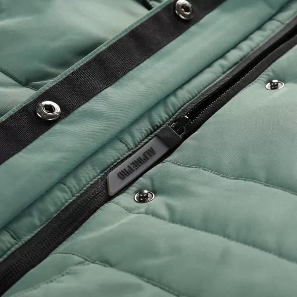  Dámská bunda ALPINE PRO WERDA LJCD644 ZELENÁ 